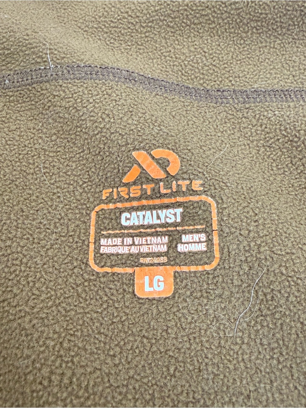First Lite Catalyst Softshell Jacket- Men’s Large Fusion Camo - Picture 8 of 10